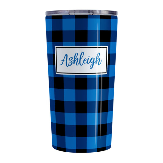 Multicolored Checkered Coffee Tumbler Cup – Magpies Nashville