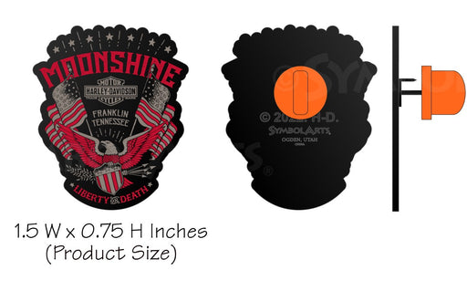 Moonshine Circle Patch — Moonshine Harley-Davidson