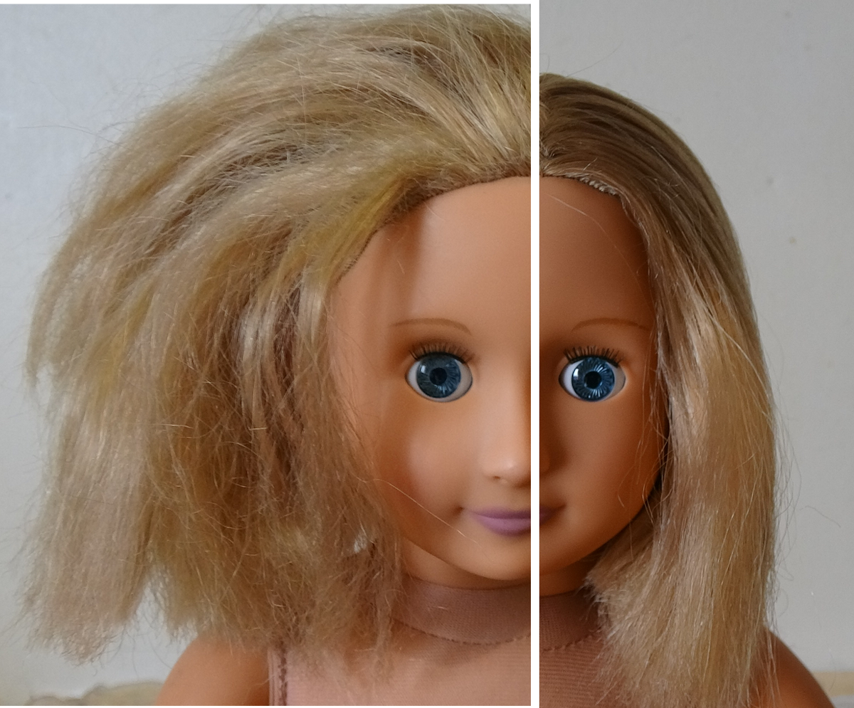 brown doll hair