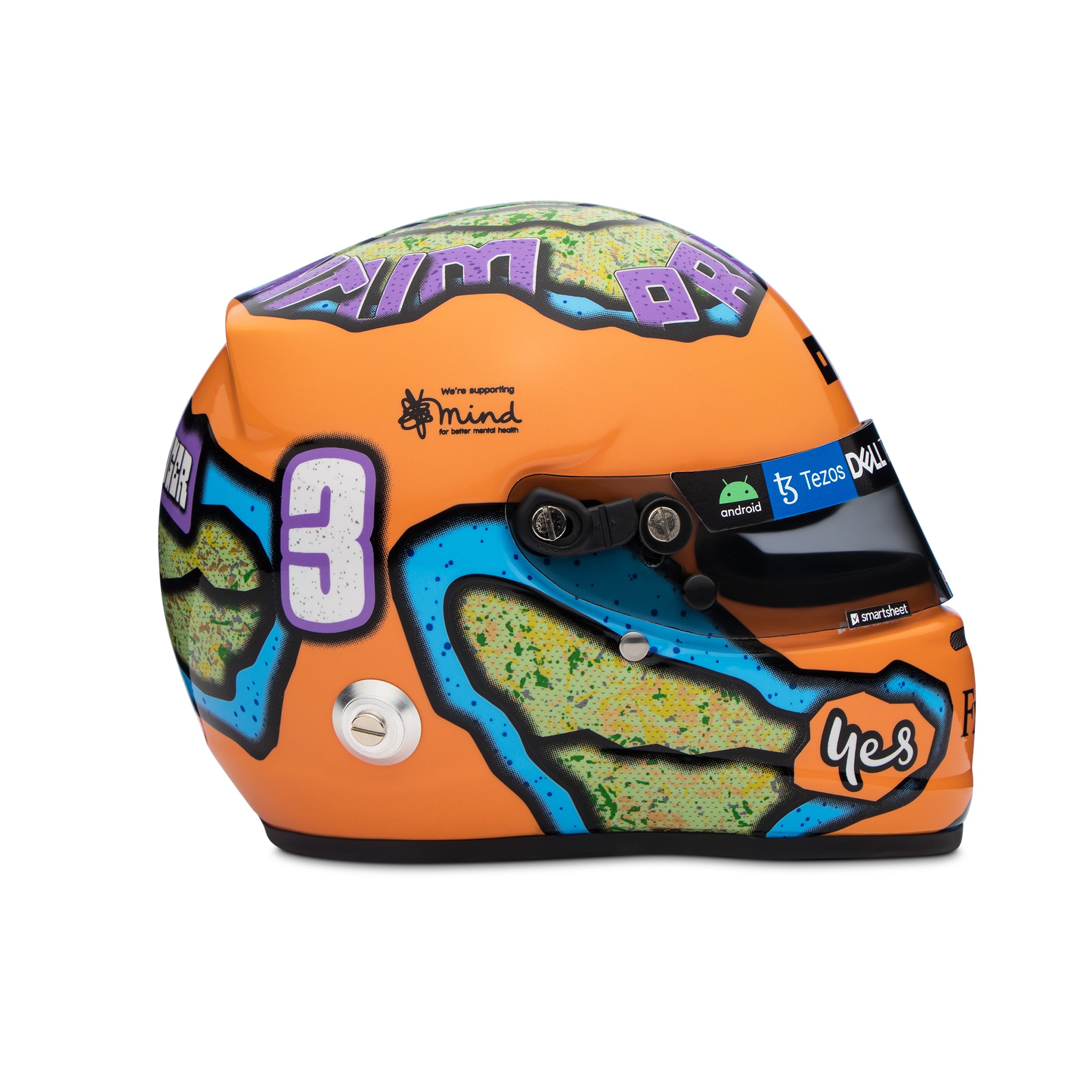 2022 Daniel Ricciardo 1:2 Scale Mini Helmet – Enchanté