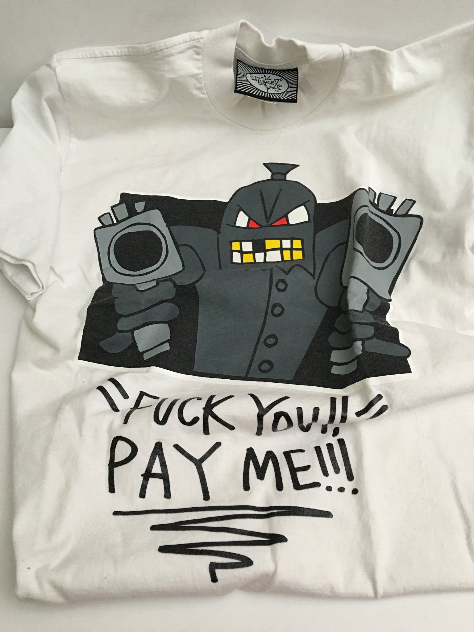 Fuck you pay me t-shirt white - ALGIERZ.com