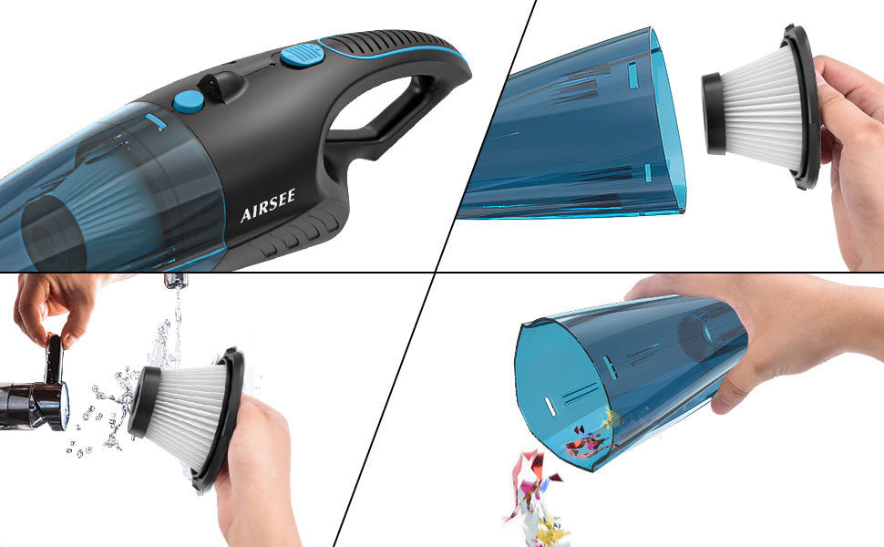 AIRSEE Handheld Vacuum Cleaner Cleaning