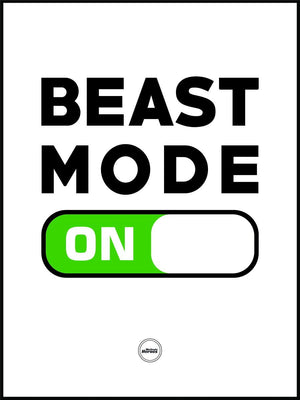 Beast Mode On Buy Motivational Prism Online From Motivate Heroes
