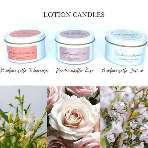 lotion candles