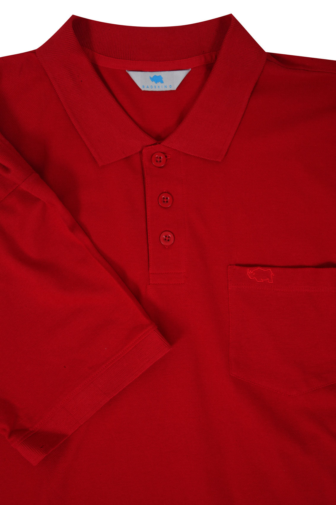 plain red polo shirt