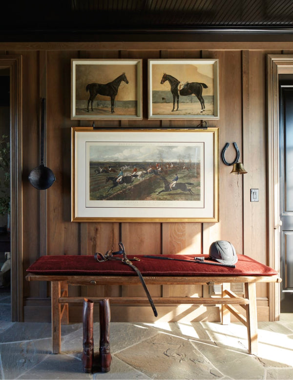 Equestrian gallery wall collection of horse prints