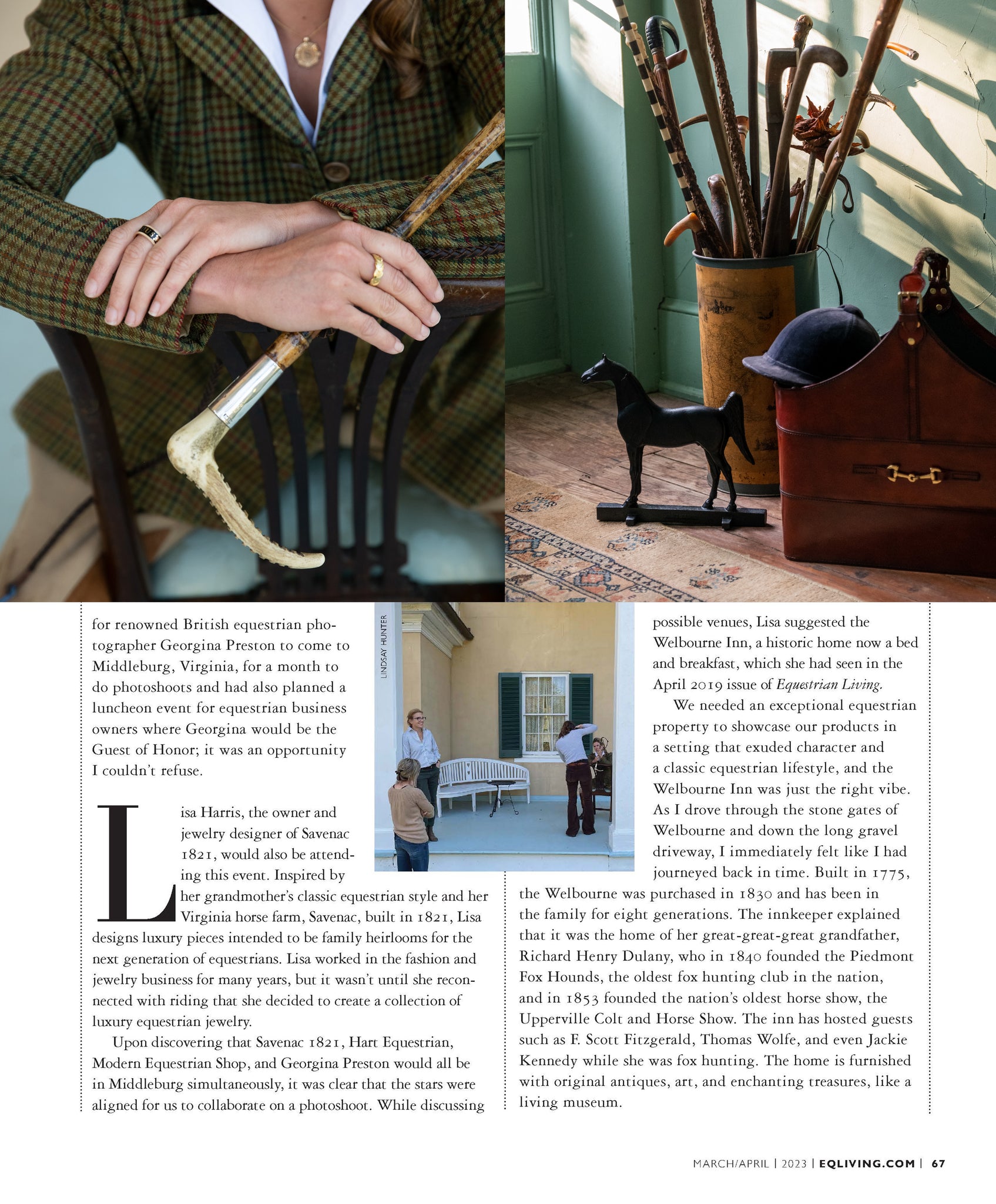 Equestrian Living Article featuring Hart Equestrian