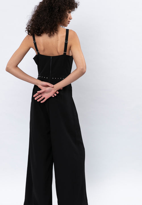 RELIGION Moissanite Black Jumpsuit