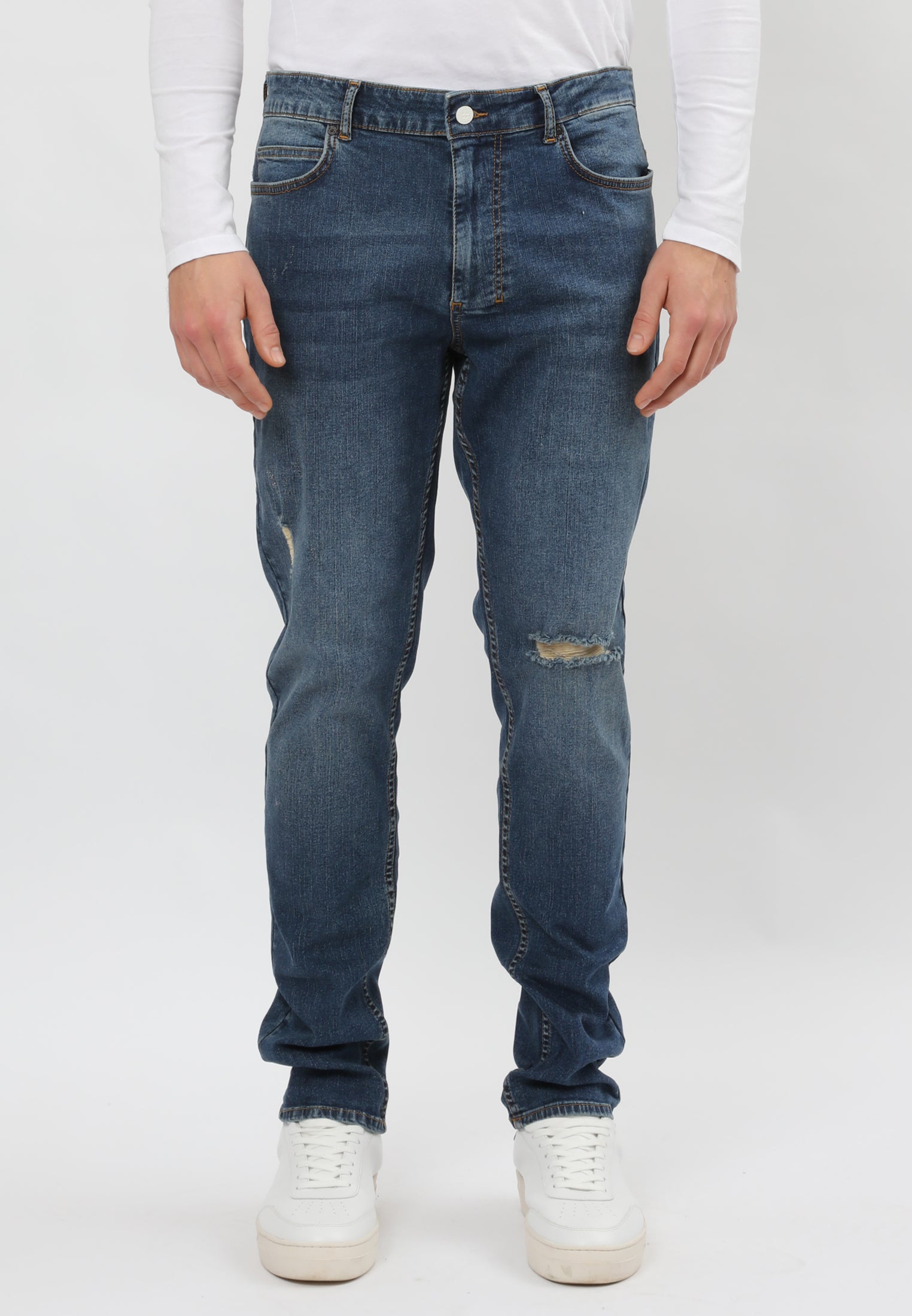 Mens Kane Keckley Spayzce Straight Leg Jean, 31, Blue