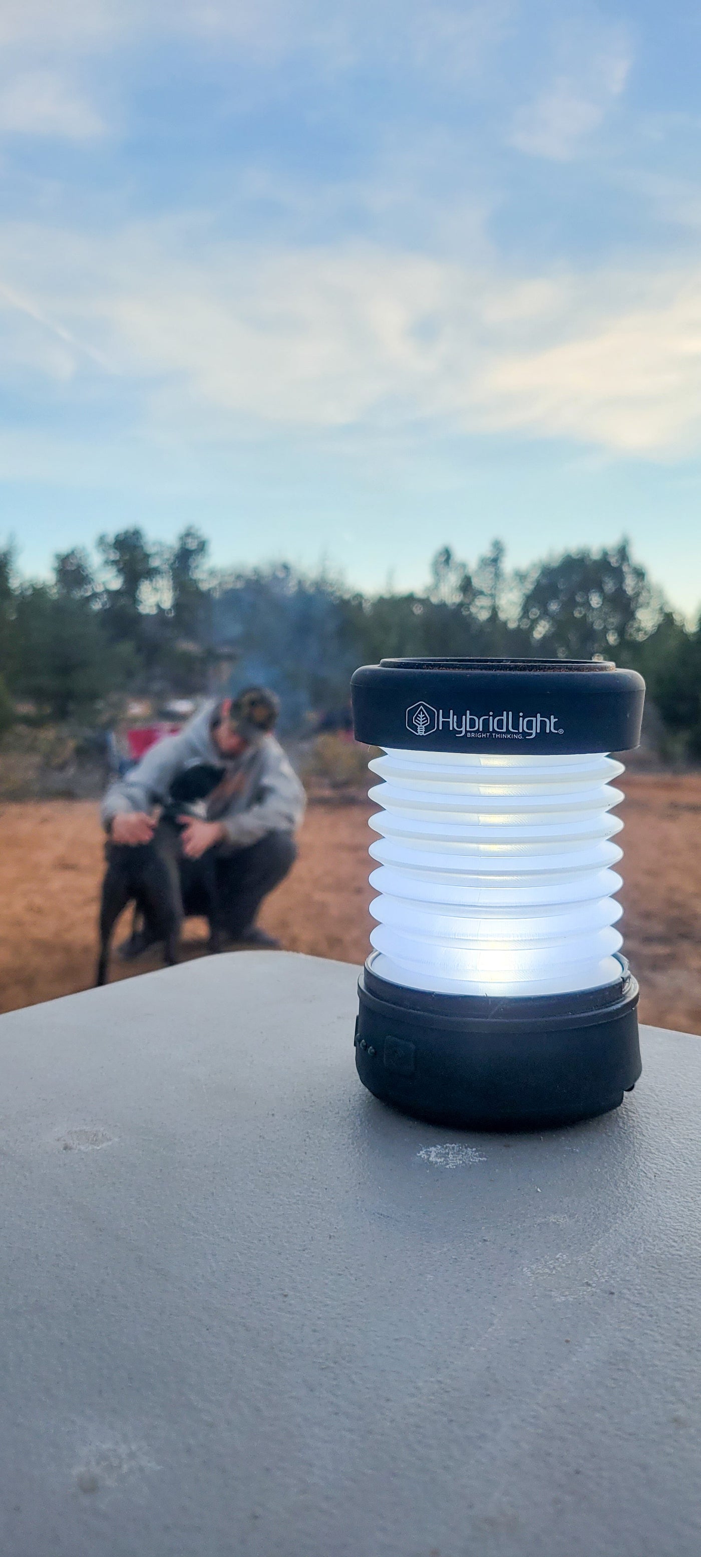 hybridlight solar rechargeable expandable lantern