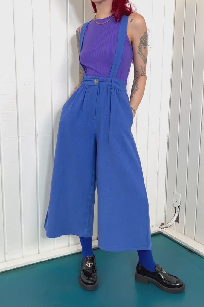 最大69％オフ！ BLUELEA suspenders wide pants ホワイト XS 新品