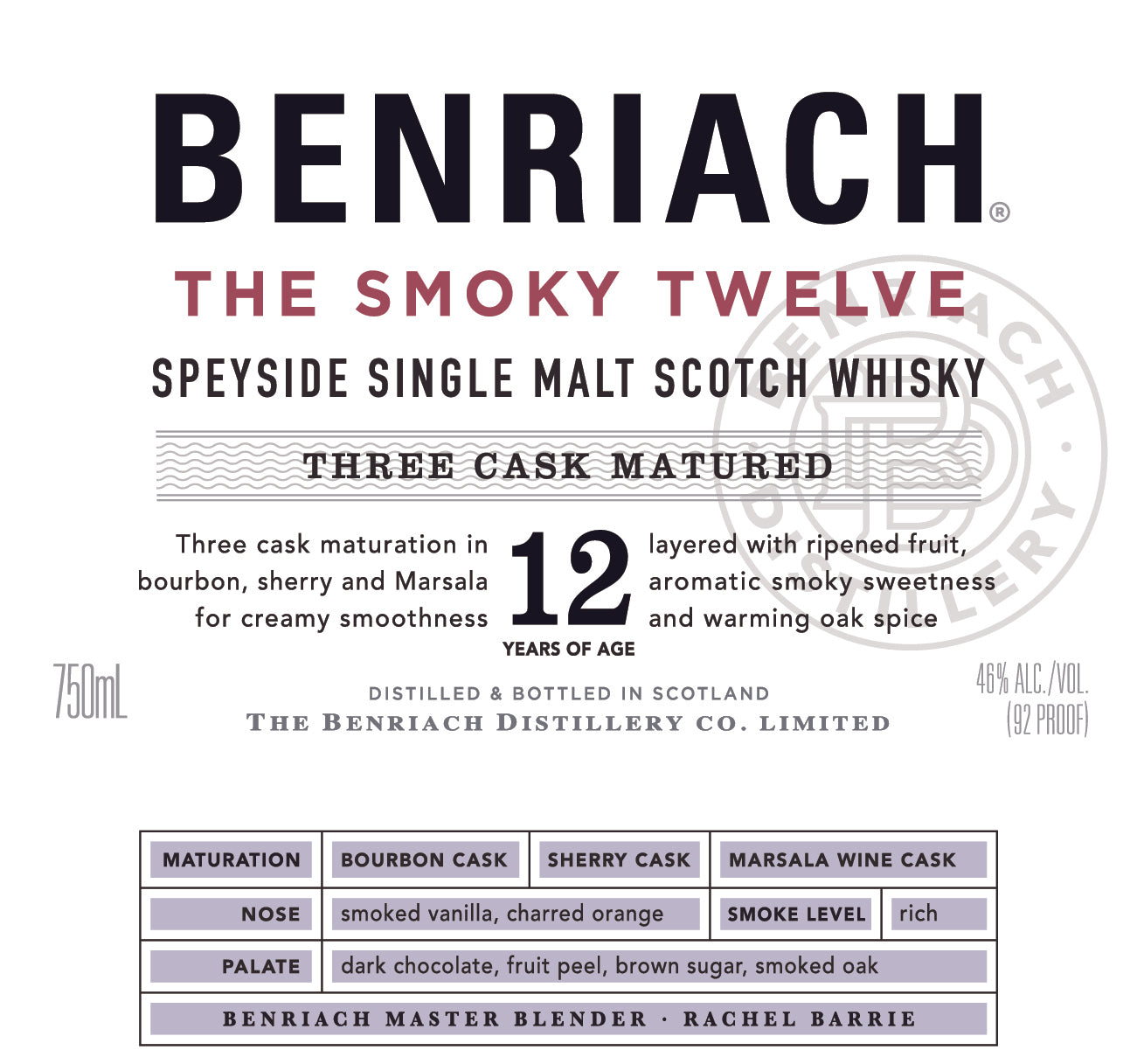 BENRIACH THE SMOKY TWELVE