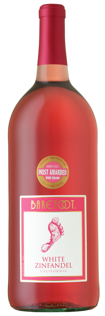 Barefoot White Zinfandel 1.5L (Pack of 6)