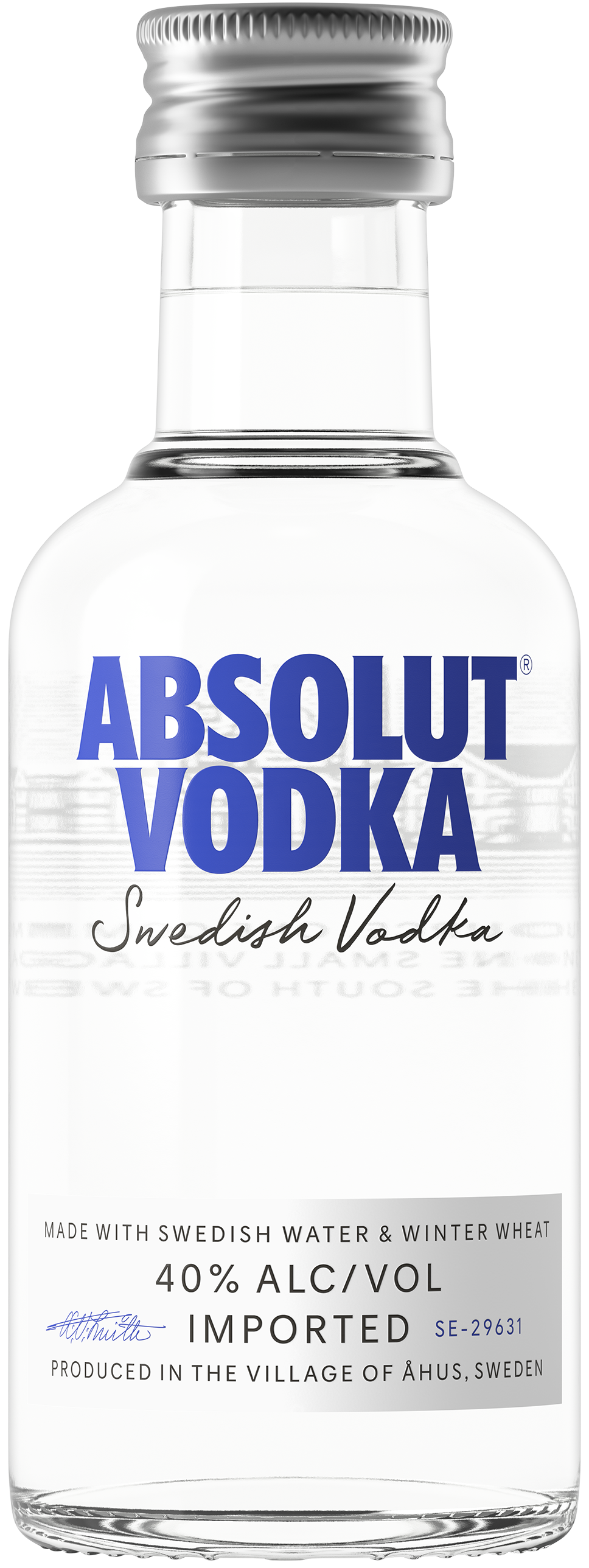 ABSOLUT SWEDISH 80 50ML SLEEVE (12 BOTTLES)