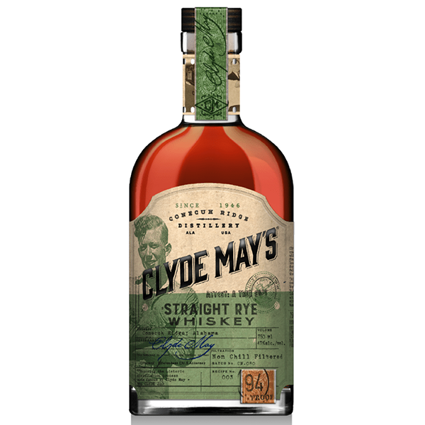 CLYDE MAY'S ST RYE WHISKEY