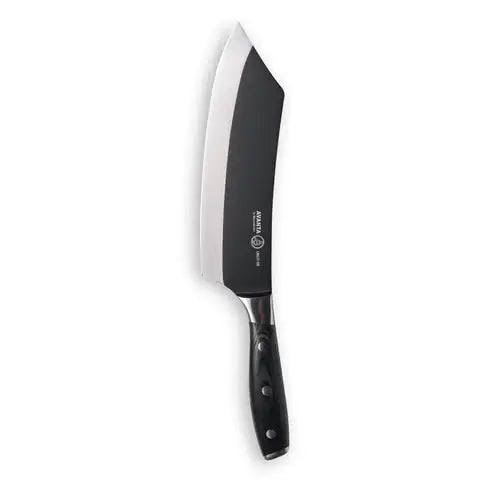 Moe Cason Signature 9 Meat Cleaver – Ebony or Italian Olive Wood Handle