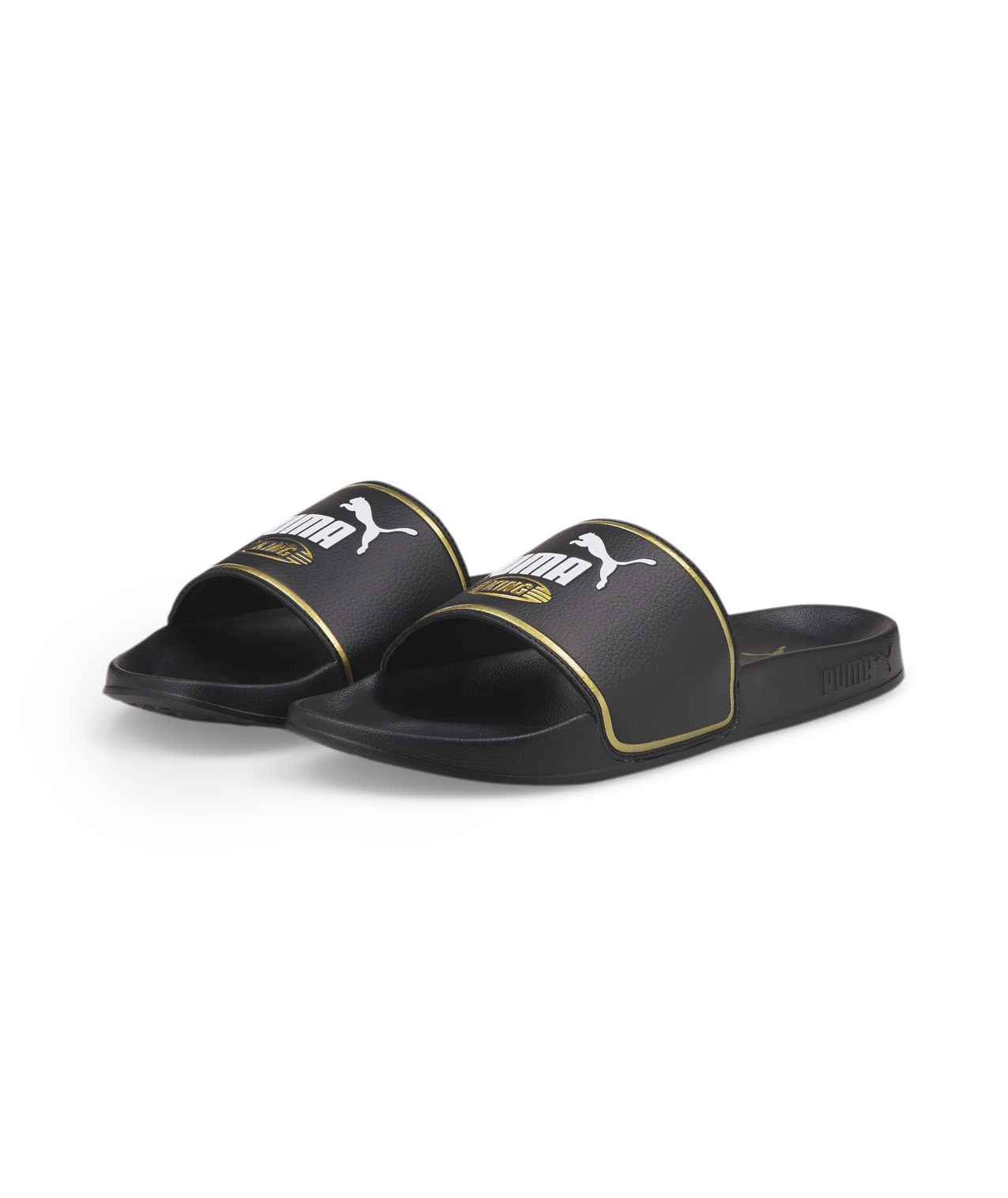 Puma Leadcat Slides Black/White – Soccer Zone