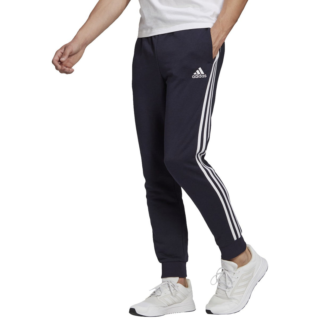adidas Essentials Tapered Cuff Stripes Pants - LEGEND INK/WHITE GK88 – Soccer Zone
