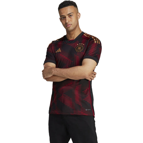 Adidas Youth Germany Pre Match Jersey 2022 HC1284 Black/Red/Tan M