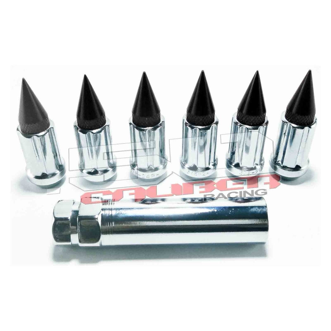 12x1.25mm Chrome Spiked Lug Nuts - 16 Pack