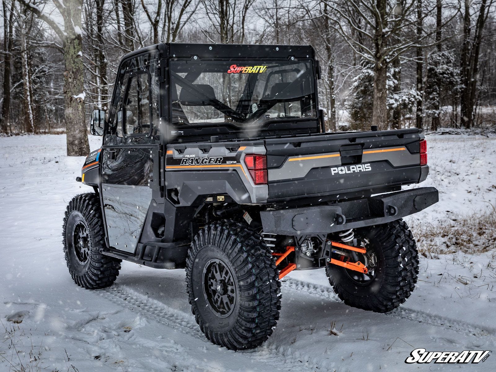 Polaris Ranger XP 570 Winch Ready Rear Bumper SuperATV Revolution Off