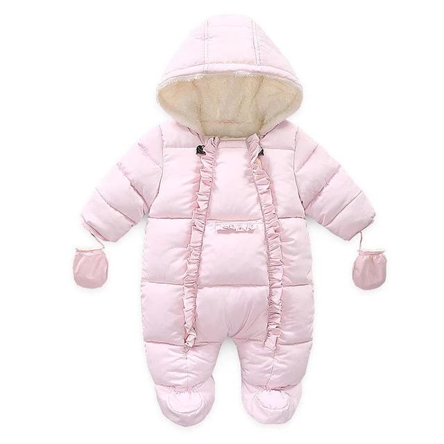 newborn winter romper