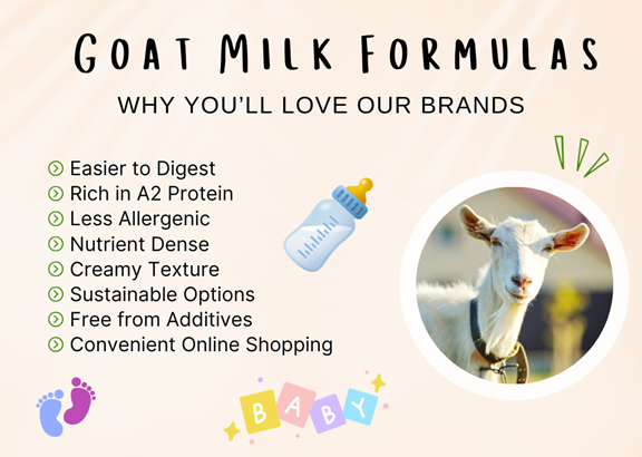 Nutritional benefits of goat milk infant formula