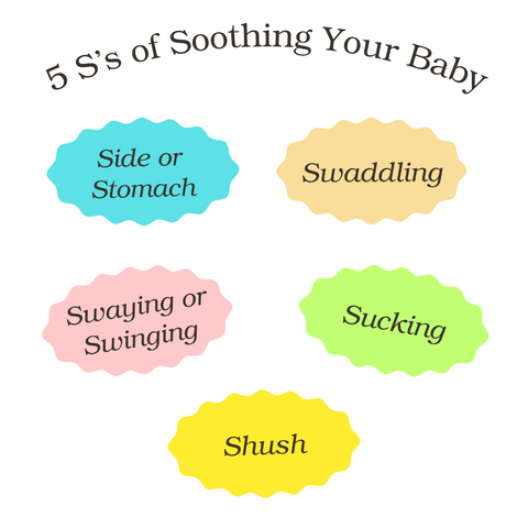 5 s of soothing your baby