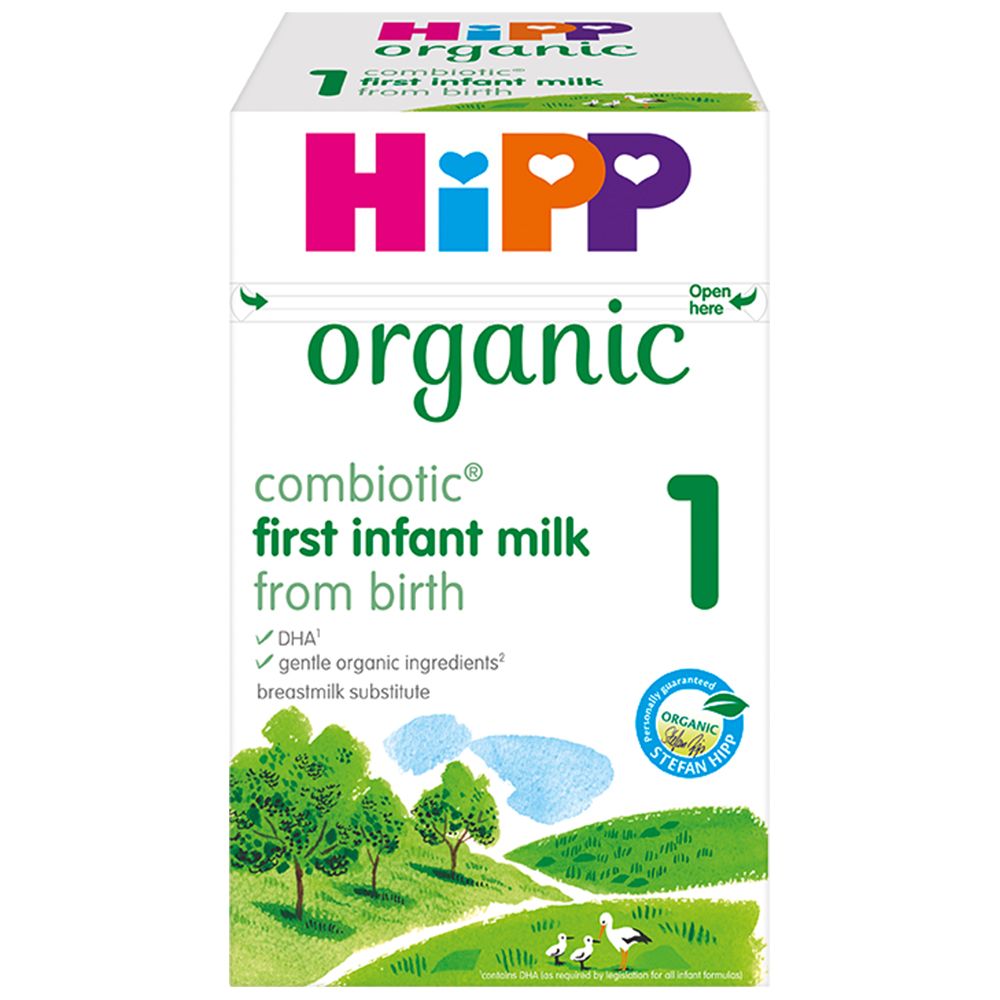 HiPP UK Stage 1 Combiotic Organic First Infant Milk Formula (0-6 Months) 800g