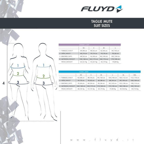 Fluyd ZEERO THERMO LADY 1.5MM | Diving Sports Canada