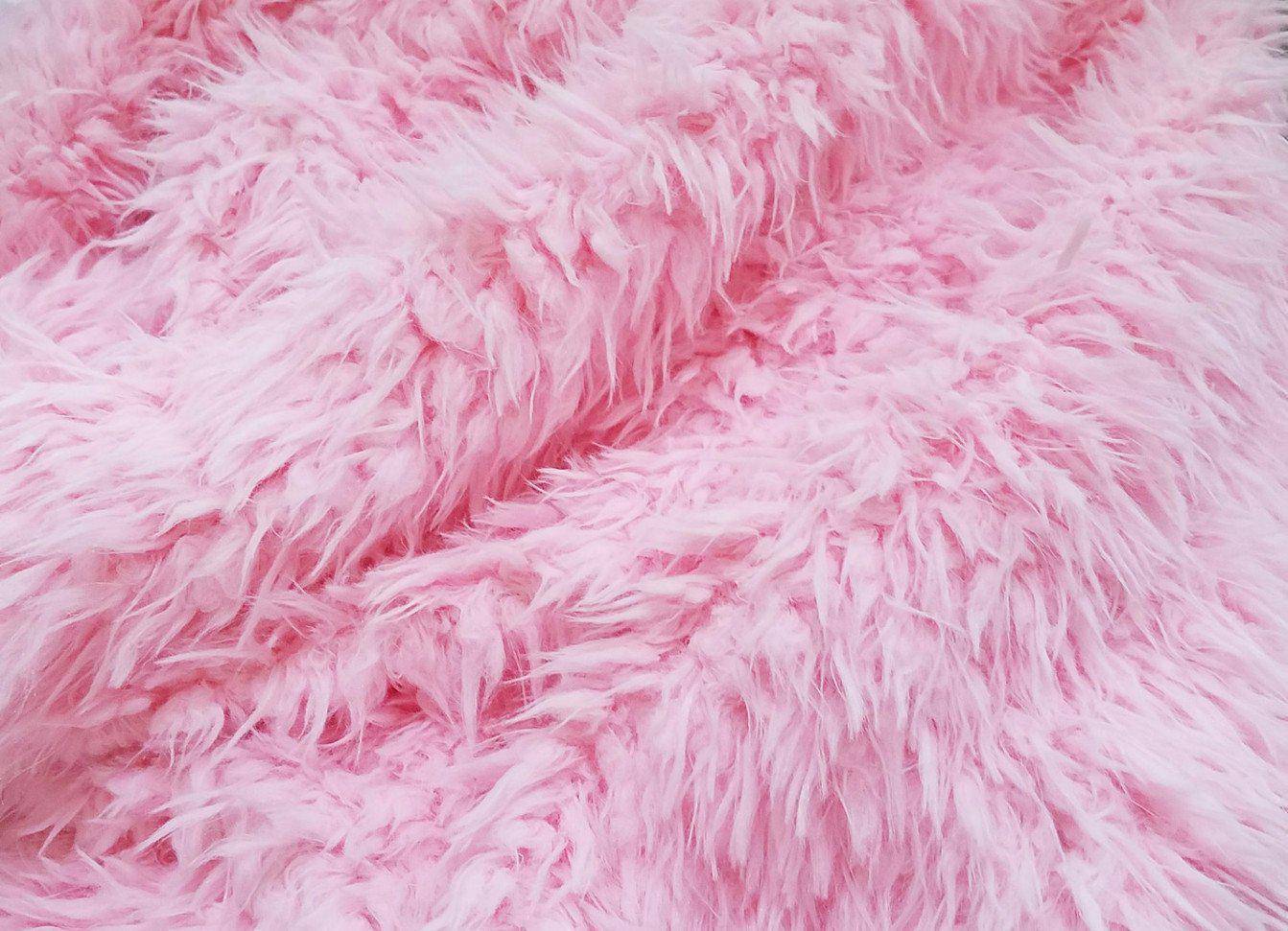 Pink Minkyak Faux Fur Photography Prop Rug – Beautiful Photo Props