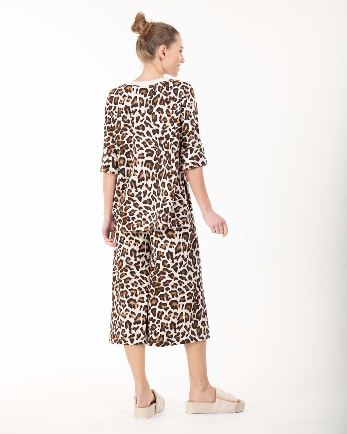 Sample Sale - Pyjama Set, Brown Leopard