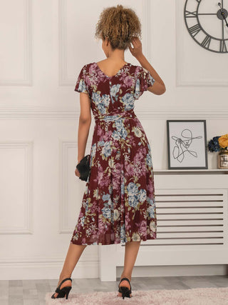 Mesh Dress, Peach Midi – Jolie Stacy Moi Retail