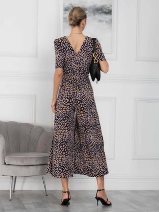 Jolie Moi Saphira Jersey Jumpsuit, Royal Polka – Jolie Moi Retail