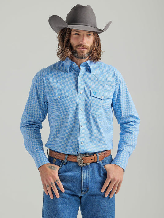 Wrangler Men's Checotah Western Shirt, L - 112326327