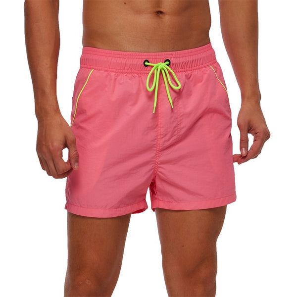 Men's Pink Swim Trunks Shorts – Waves And Trunks