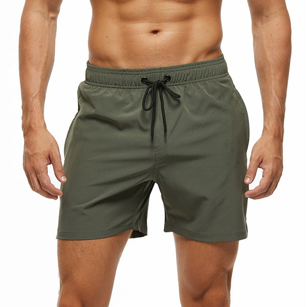 Army Green String Swim Shorts – Waves And Trunks