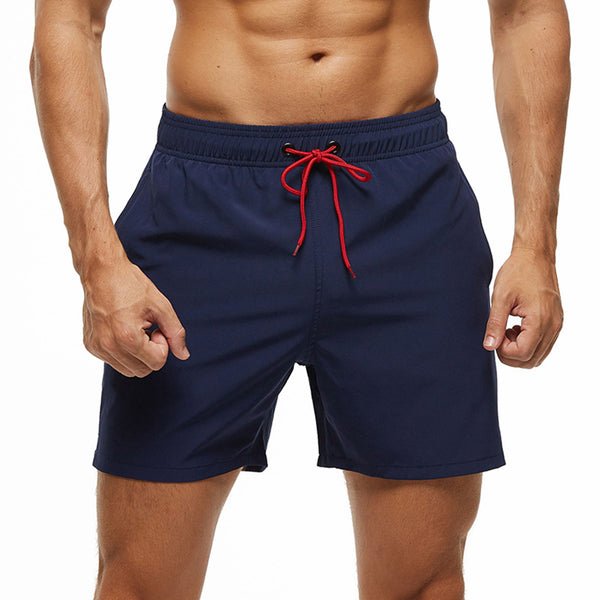 Navy Blue Draw String Swim Shorts – Waves And Trunks