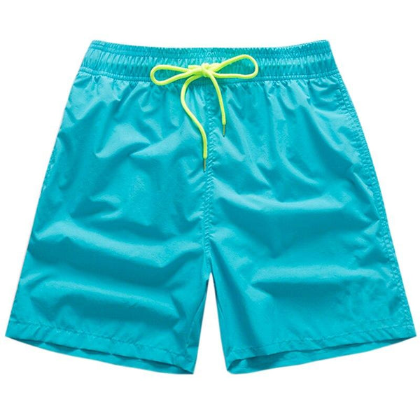 The Icy Blue Draw String Swim Shorts – wavesandtrunks