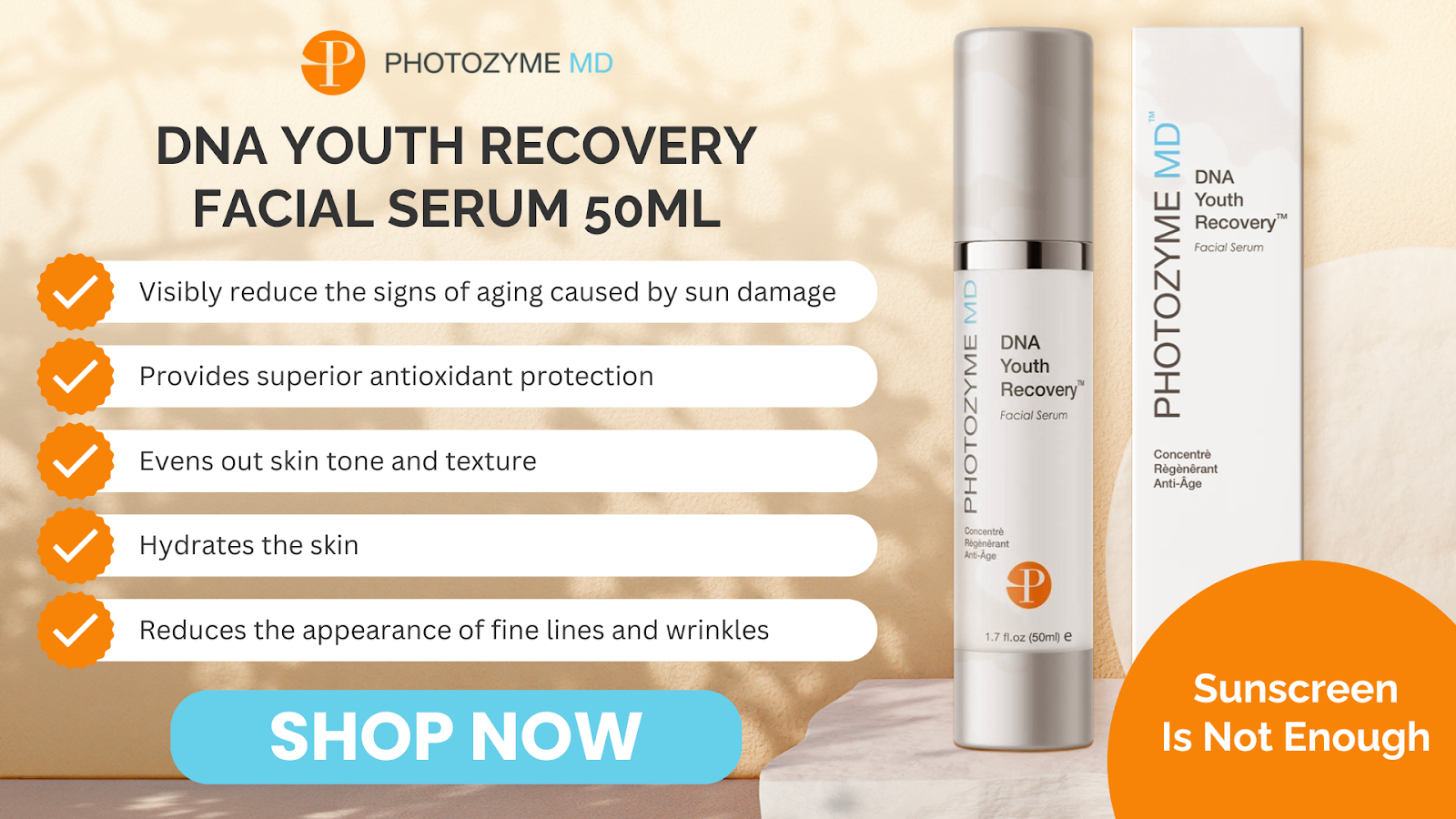 DNA Youth Recovery Facial Serum 1.7 fl oz