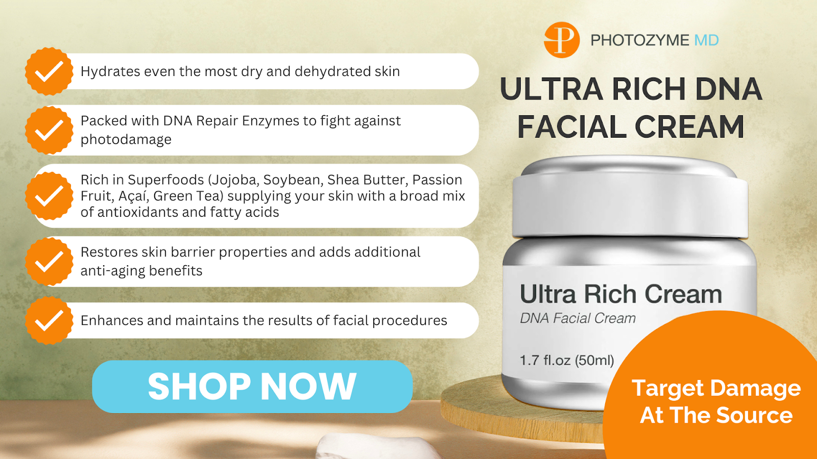 Photozyme offers a range of products to improve your skin
