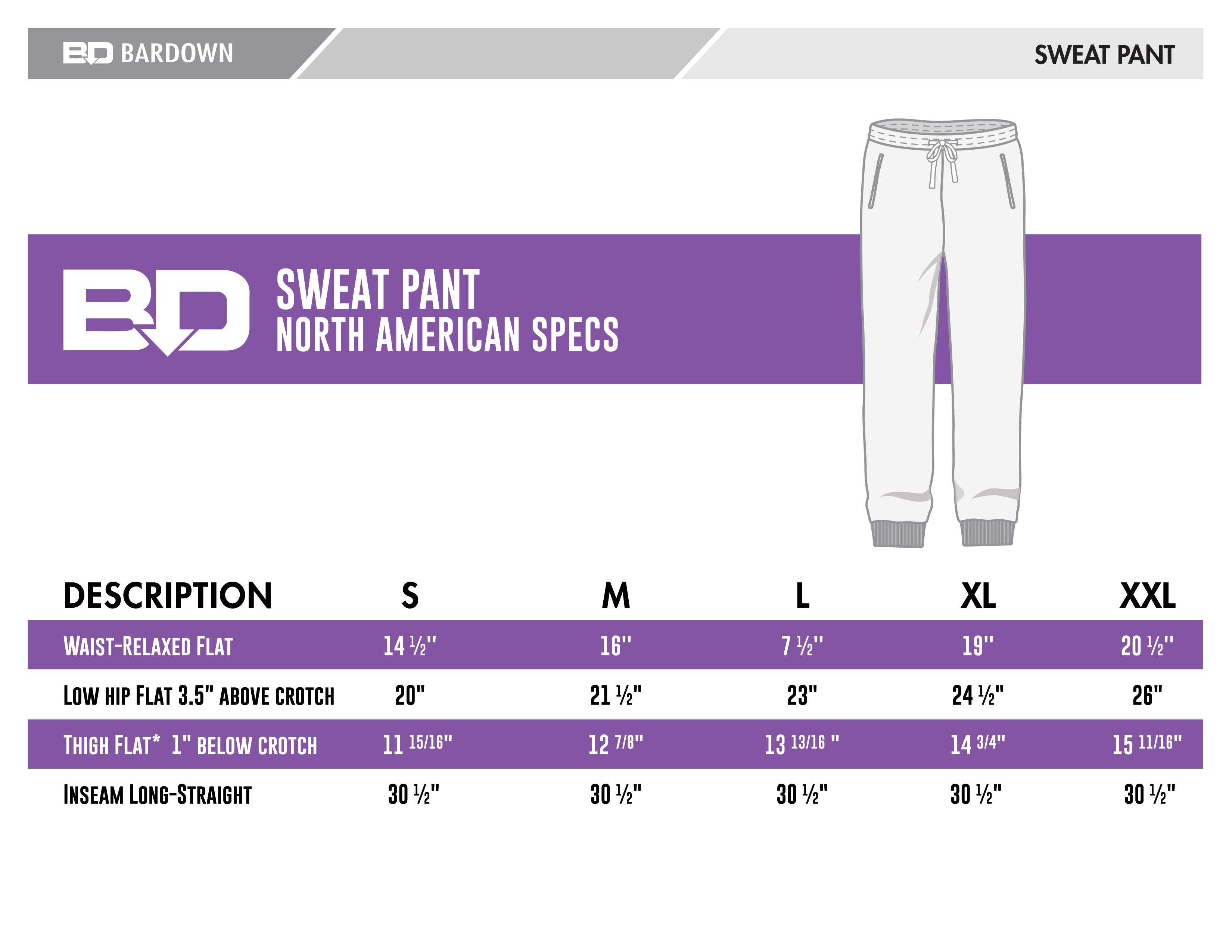 Sizing Chart - GoBardown