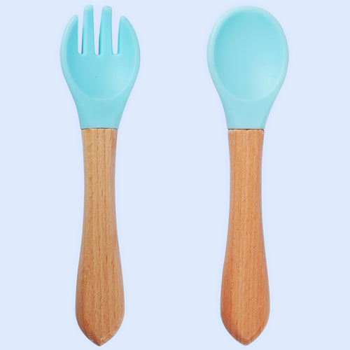 Littloo Wooden Spoon and Fork Set