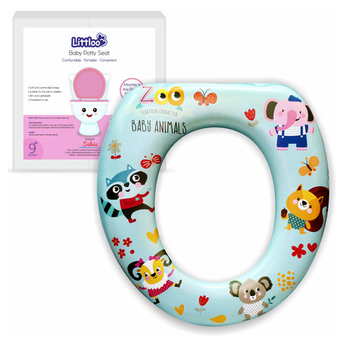 Littloo Baby Potty Seat - Comfort and Confidence for Your Toddler's Potty Training Journey - Blue