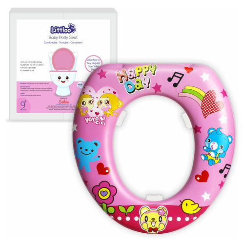 Littloo Baby Potty Seat - Comfort and Confidence for Your Toddler's Potty Training Journey - Pink