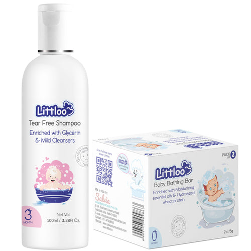 Baby Bathing Bar & Tear Free Shampoo