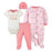 Gerber 4-Piece Baby Girls Princess Outfit Set, 6 - 9 Months  (21776403Y G03 6/9) - Preggy Plus