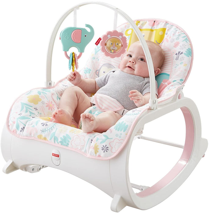 fisher price infant to toddler rocker tiny tea time