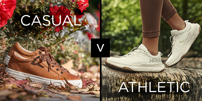 Casual shoes v. Athletic Shoes. What's the difference?