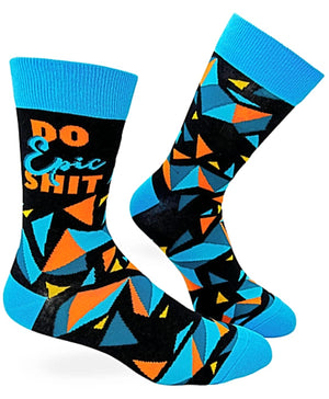 Socktopia Rage Quitter Novelty Socks Size 6-12 Men's Crew New Tags